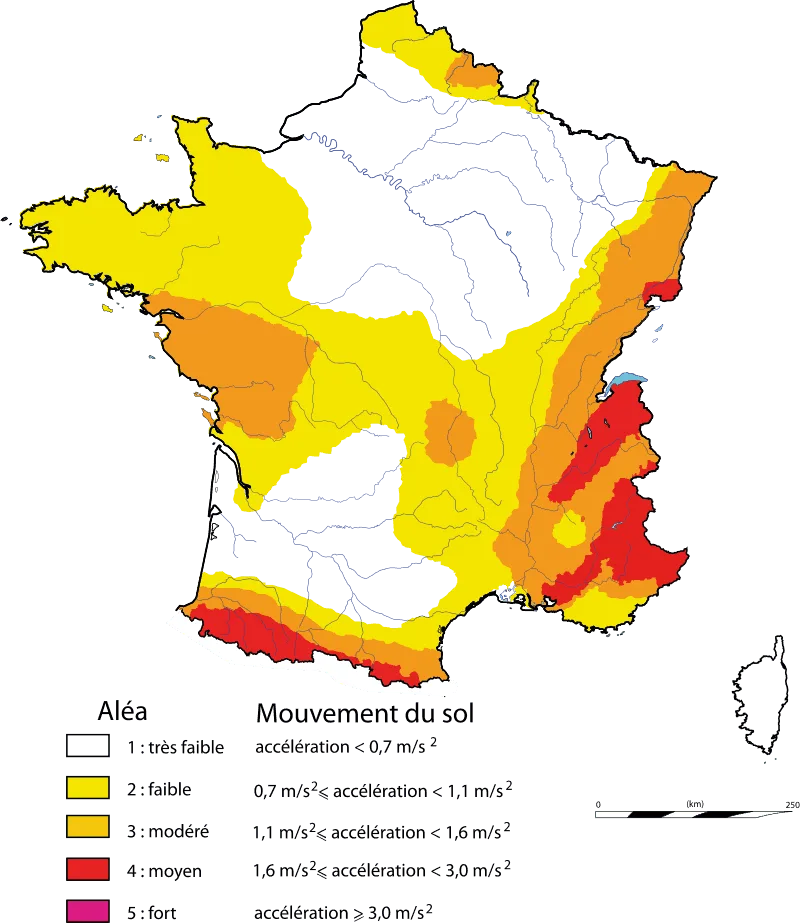 zone risque seisme construction